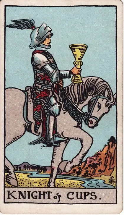 Knight of Cups in the Rider-Waite-Smith tarot deck