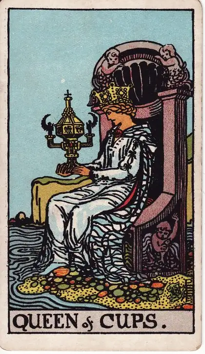 Queen of Cups in the Rider-Waite-Smith tarot deck