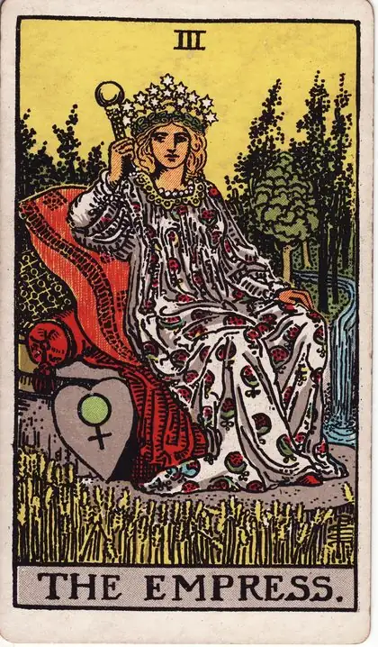 The Empress in the Rider-Waite-Smith tarot deck