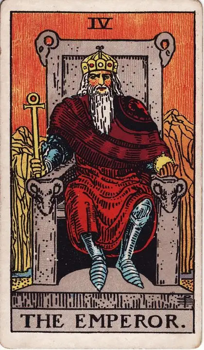 The Emperor in the Rider-Waite-Smith tarot deck