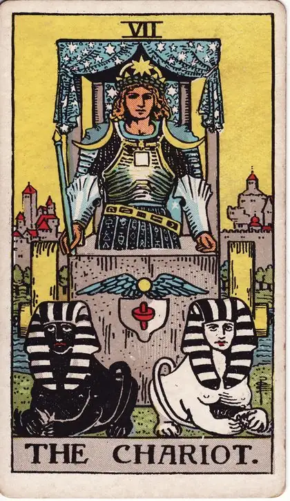 The Chariot in the Rider-Waite-Smith tarot deck