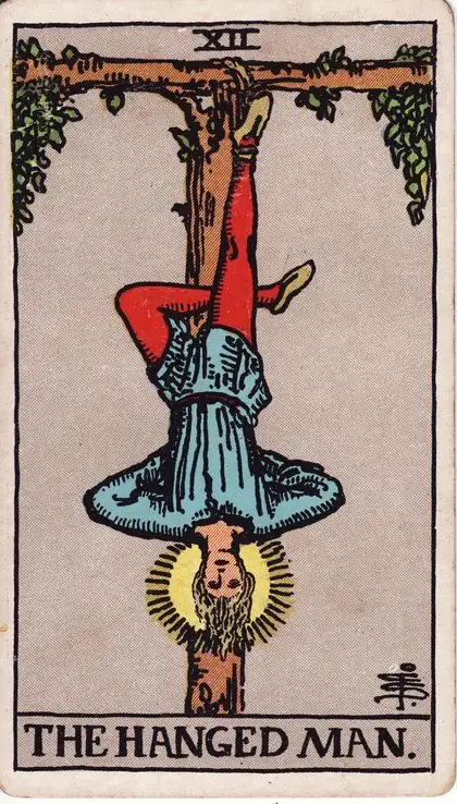 The Hanged Man in the Rider-Waite-Smith tarot deck