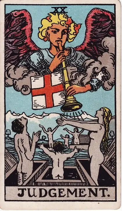 Judgement in the Rider-Waite-Smith tarot deck