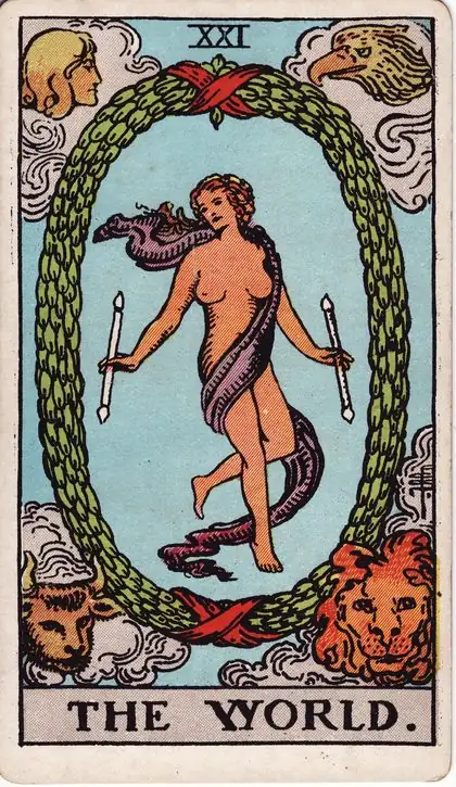 The World in the Rider-Waite-Smith tarot deck