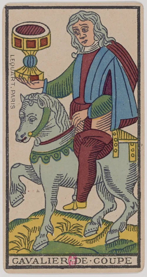 Knight of Cups in the Tarot de Marseille