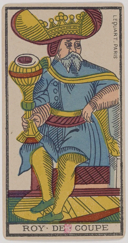 King of Cups in the Tarot de Marseille