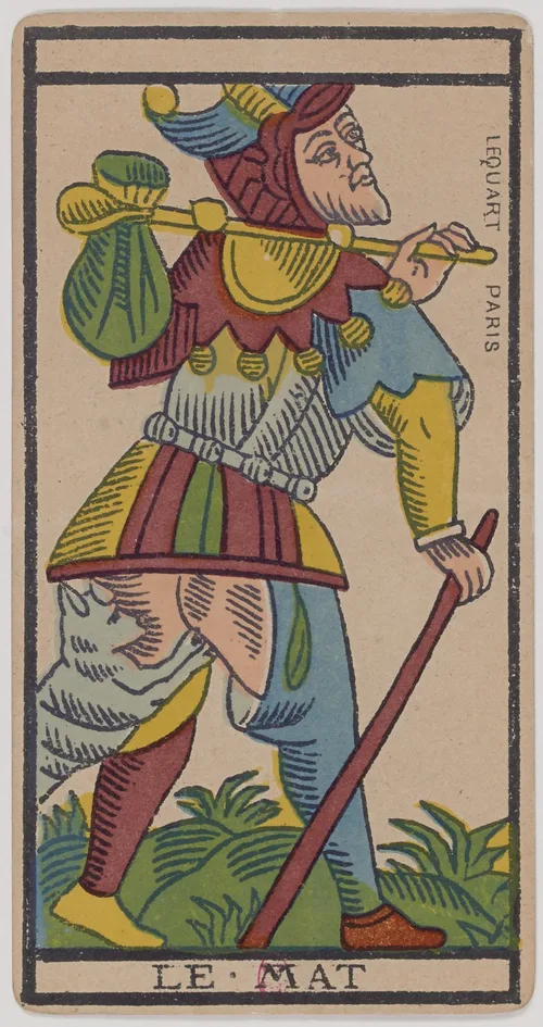 The Fool in the Tarot de Marseille