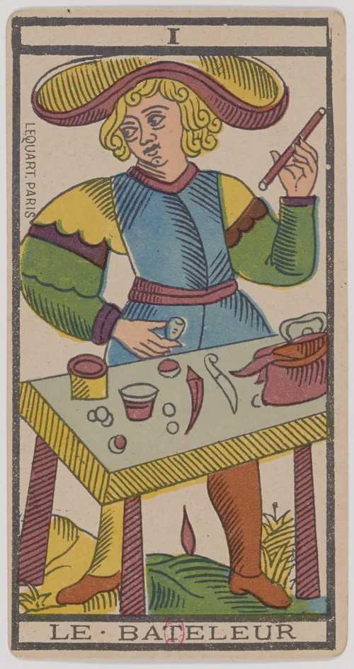 The Magician in the Tarot de Marseille