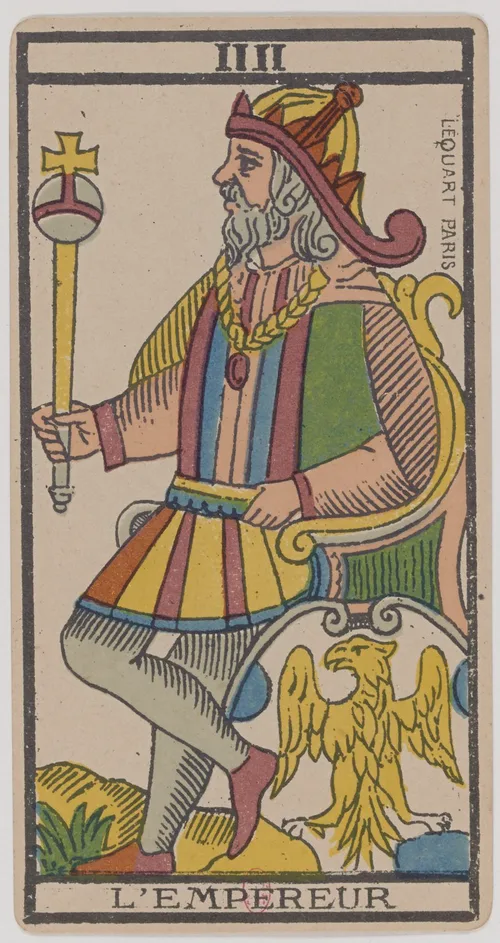 The Emperor in the Tarot de Marseille