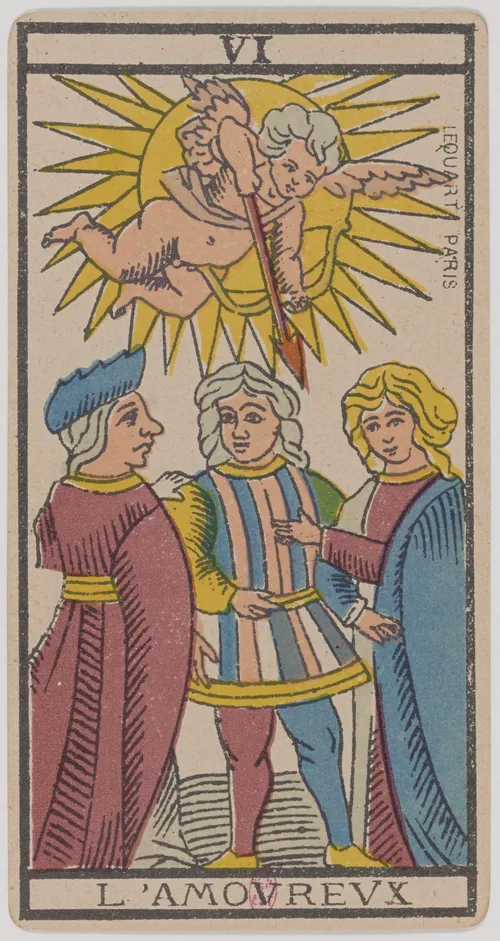 The Lovers in the Tarot de Marseille