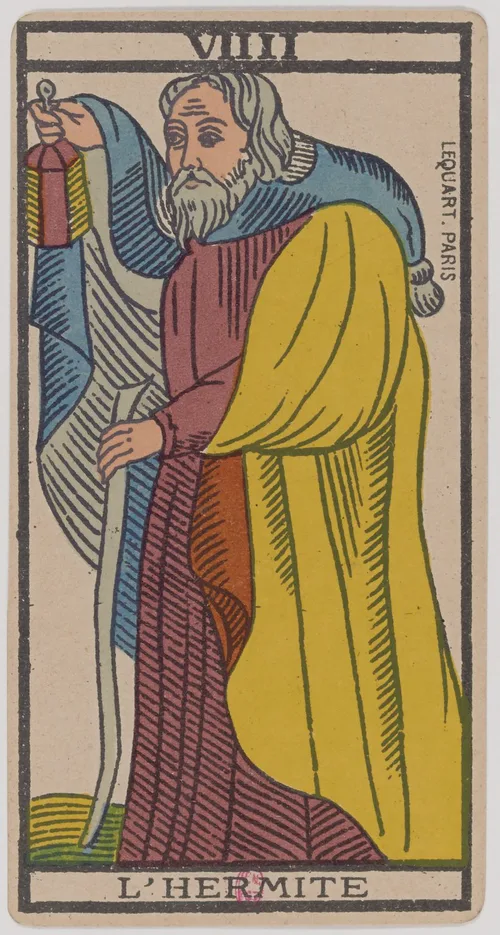 The Hermit in the Tarot de Marseille