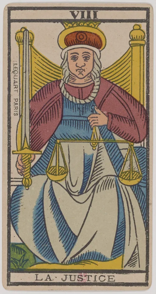 Justice in the Tarot de Marseille