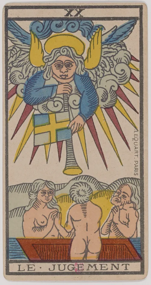 Judgement in the Tarot de Marseille