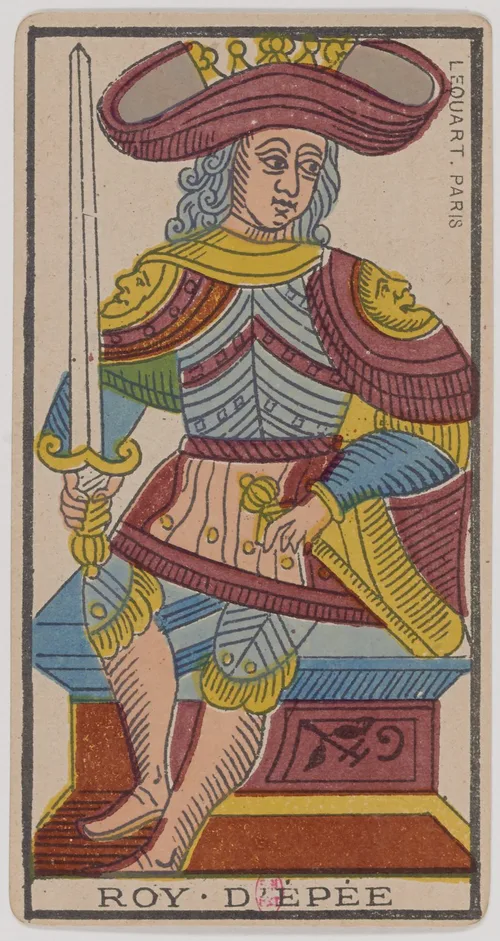 King of Swords in the Tarot de Marseille