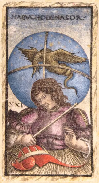 The World in the Sola Busca tarot deck
