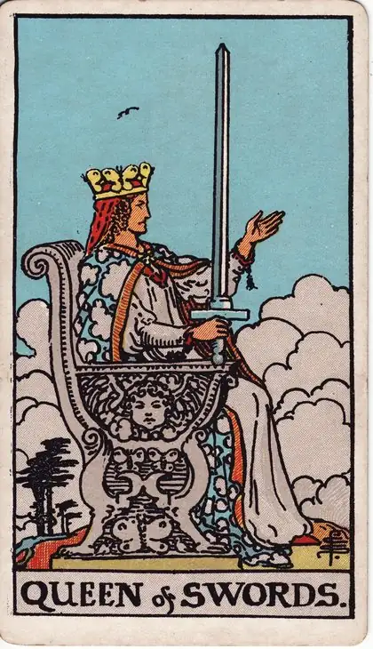 Queen of Swords in the Rider-Waite-Smith tarot deck